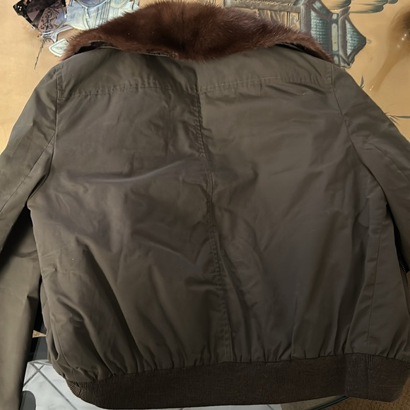 Celine Bomber Jacket mink collar Vintage coat - Picture 8 of 8